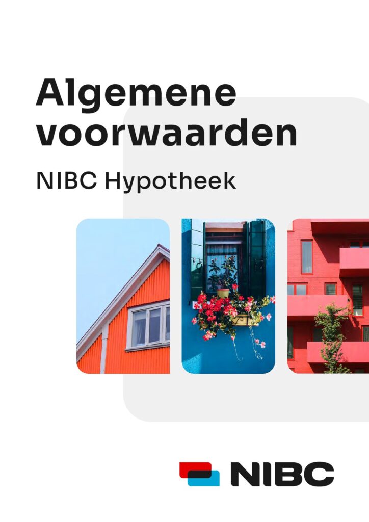 NIBC Hypotheekvoorwaarden van maart 2023